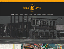 Tablet Screenshot of piperdownpub.com